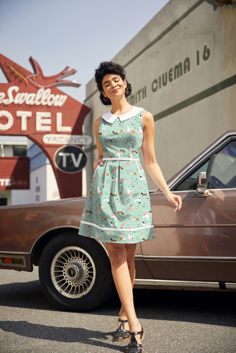 Vestito con collare per cani-1