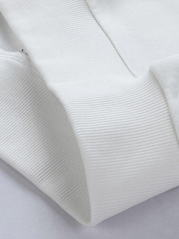 Sudadera con media cremallera y cuello con solapa de color en contraste para hombre-1