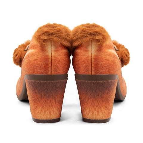 Chocolaticas? Scarpe con tacco medio Nutty Cheeks Scarpe Mary Jane da donna-4