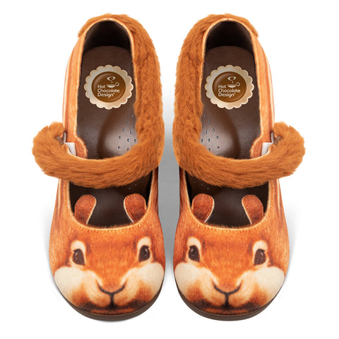 Chocolaticas? Scarpe con tacco medio Nutty Cheeks Scarpe Mary Jane da donna-1