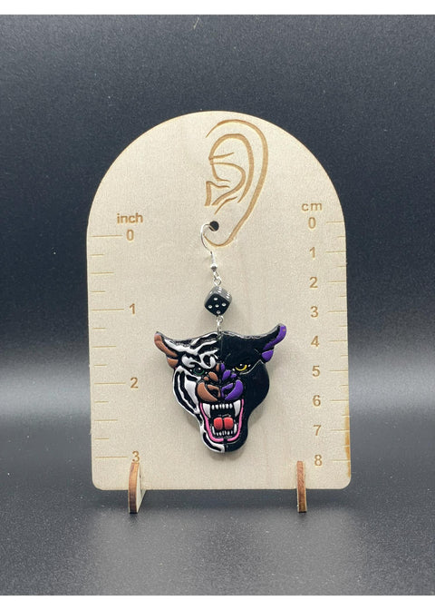 Orecchini Tattoo Love Panther Tiger-1